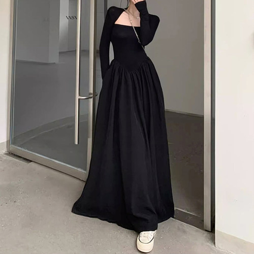 黑色连衣裙修身【赠运费险】