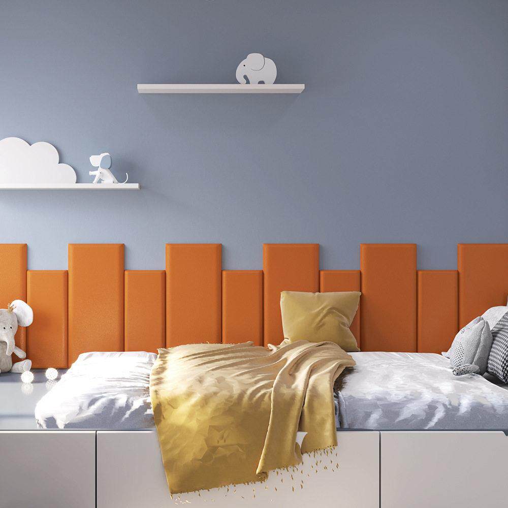 跨境加厚皮革软包儿童防撞自粘防水3d立体墙贴墙围床头防磕碰