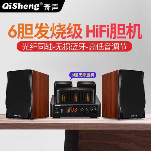 奇声（QISHENG）F10胆机音响hifi组合胆机音响套装电子管胆机功