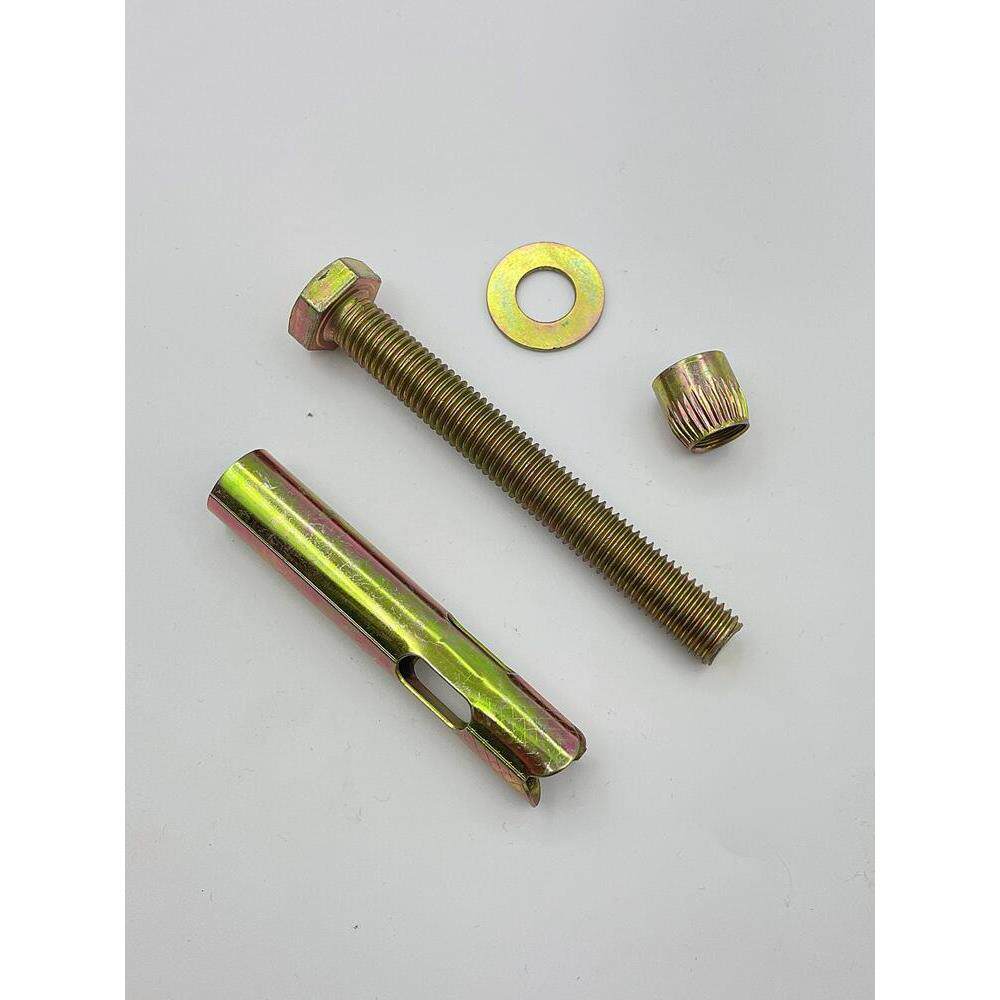 ll内置式外六角膨胀螺栓地板膨胀镀彩锌内涨护栏膨胀螺丝m6m8m10m