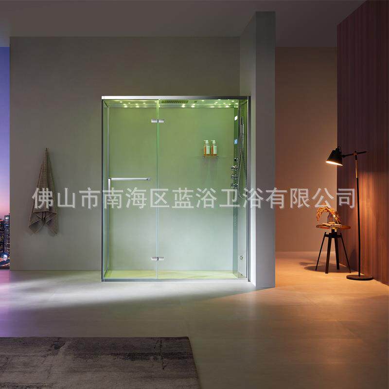 直销供应浴室好物干湿分离一体房家庭湿蒸豪华蒸汽淋浴房舱