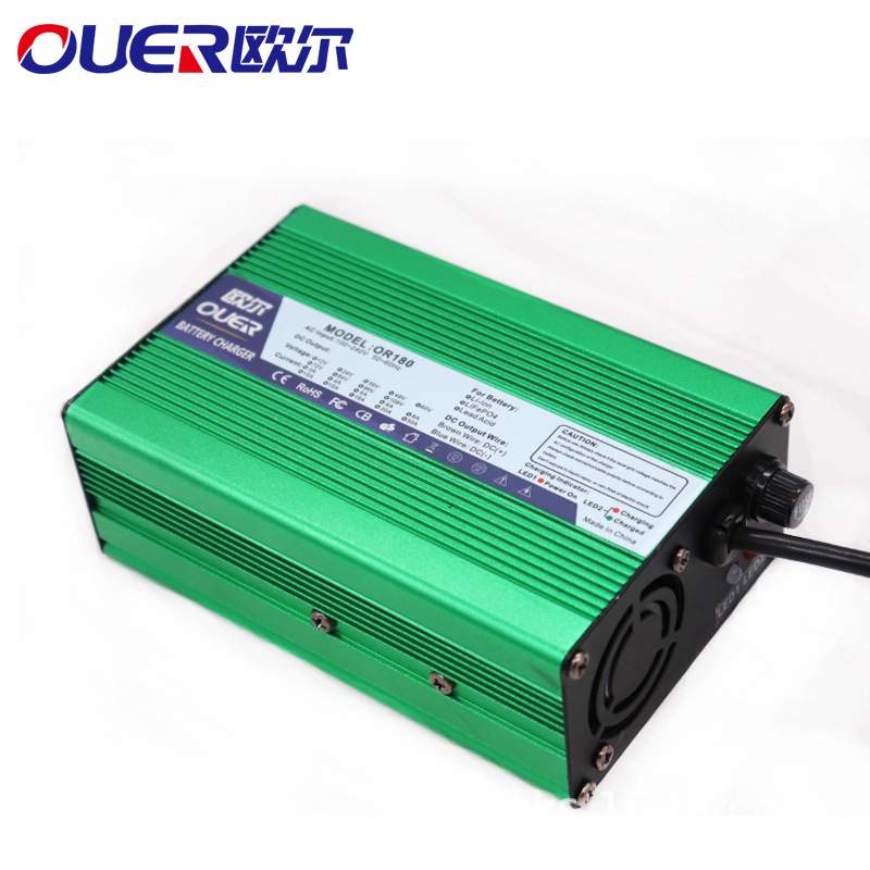 43.8V2A充电器 12S 38.4V磷酸铁锂充电器 自动宽电压 滑板平衡车