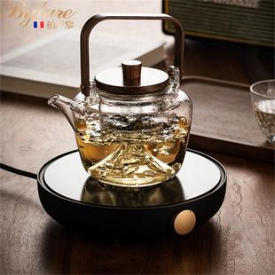 煮茶壶大容量家用养生壶蒸茶煮茶套装 Bylur新款 黑白茶煮茶电陶炉