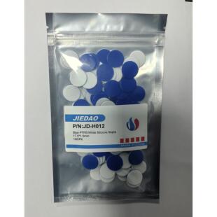 1.5mm 水分测定仪配套垫片精密螺纹顶空瓶垫片氟龙硅胶17.5