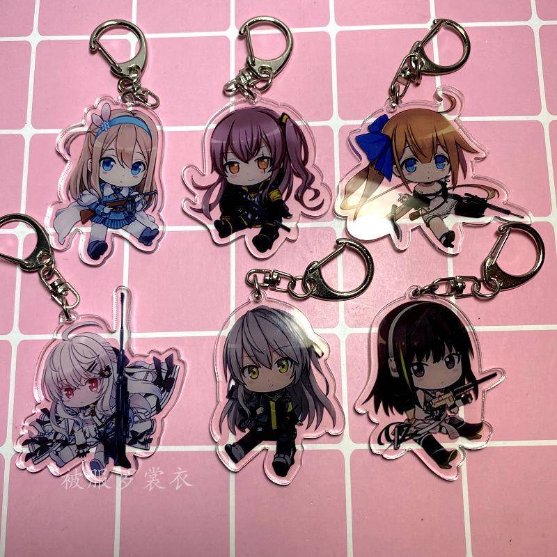适用少女前线周边挂件钥匙扣动漫亚克力挂饰简缇雅维克托可露凯芙
