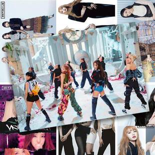 blackpink海报新款专辑周边高清房间壁纸超大墙贴宿舍卧室收藏贴