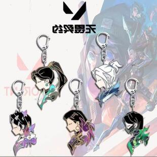 无畏契约周边钥匙扣可爱q版暮蝶贤者学生背包饰品卡通挂件礼物