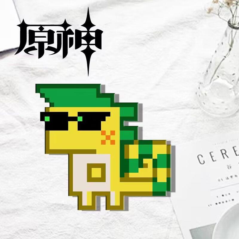 原神周边胸针Q版卡通阿乔创意可爱表情包徽章学生书包笔袋挂件
