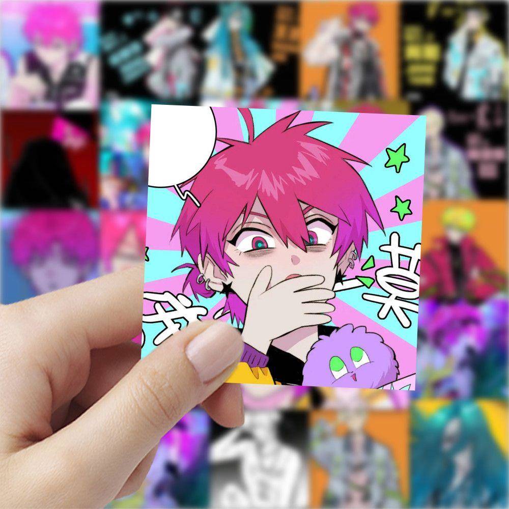 硬核一中周边177张贴纸二次元卡通装饰漫画账本DIY手机桌面小贴画