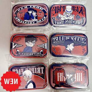 名侦探柯南鸟取限定红方彩方盾吧唧怪盗基德新兰灰原哀安室透秀一