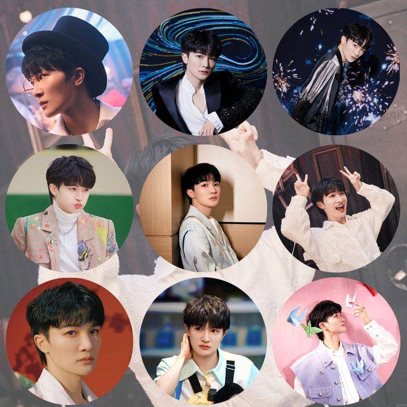 新款周深周边吧唧徽章胸章胸针镭射马口铁明星爱豆diy痛包挂件饰