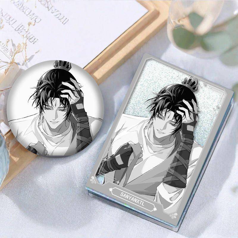 杨戬新神榜周边三眼哮天录杨戬周边流沙麻将吧唧礼物亚克力咕卡摆