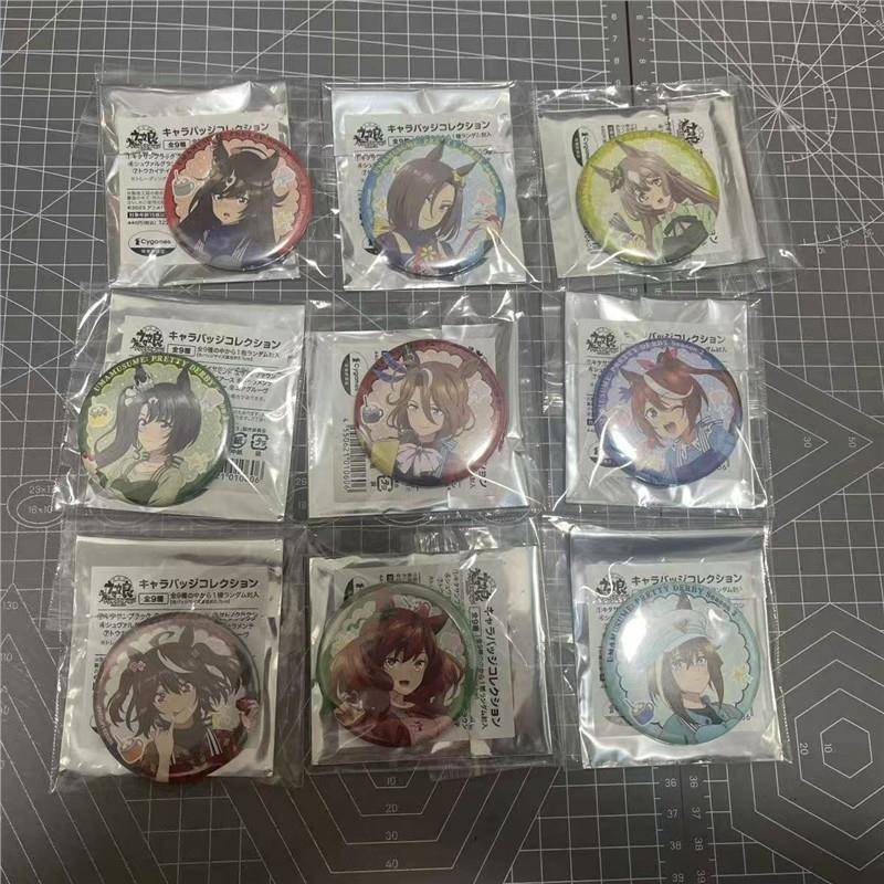 正日谷代购 第三季甜品cafe 吧唧55mm赛马娘 盲袋徽章周边 二次元