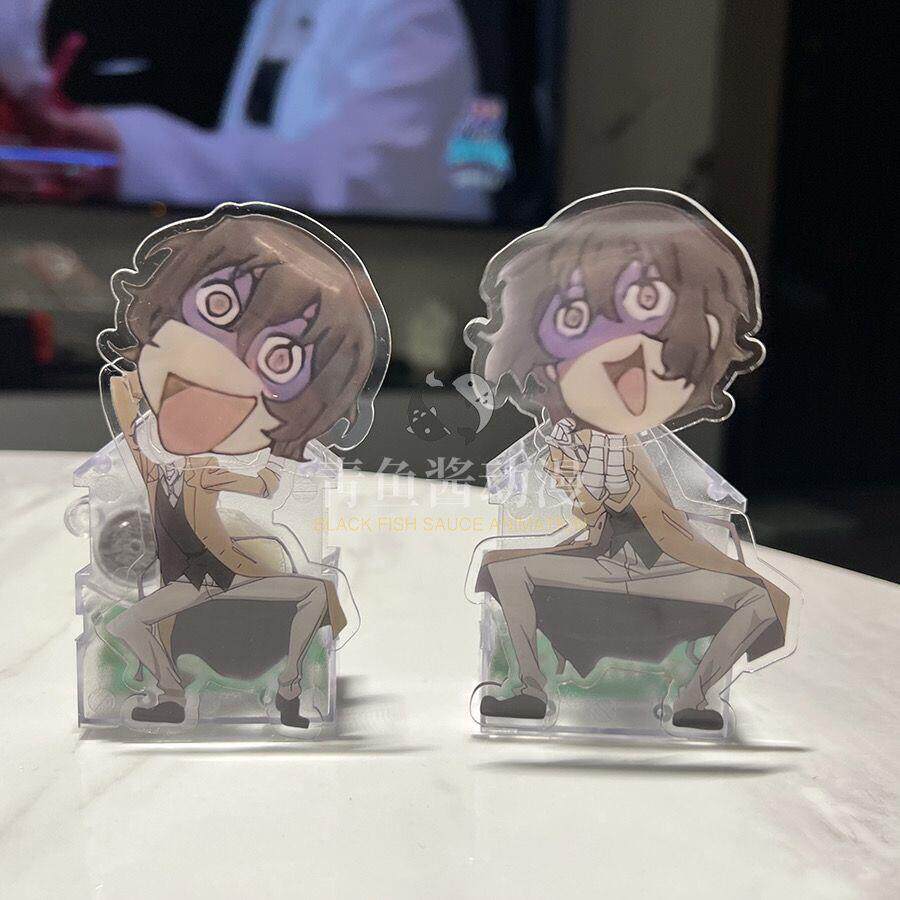 文豪野犬周边动漫立牌摆件太宰治电动摇头摆件人间失智二次元弹簧