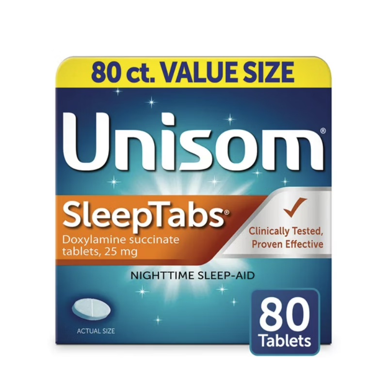 美国直邮 UNISOM SleepTabs多西拉敏片助眠片夜间助眠深睡助睡眠