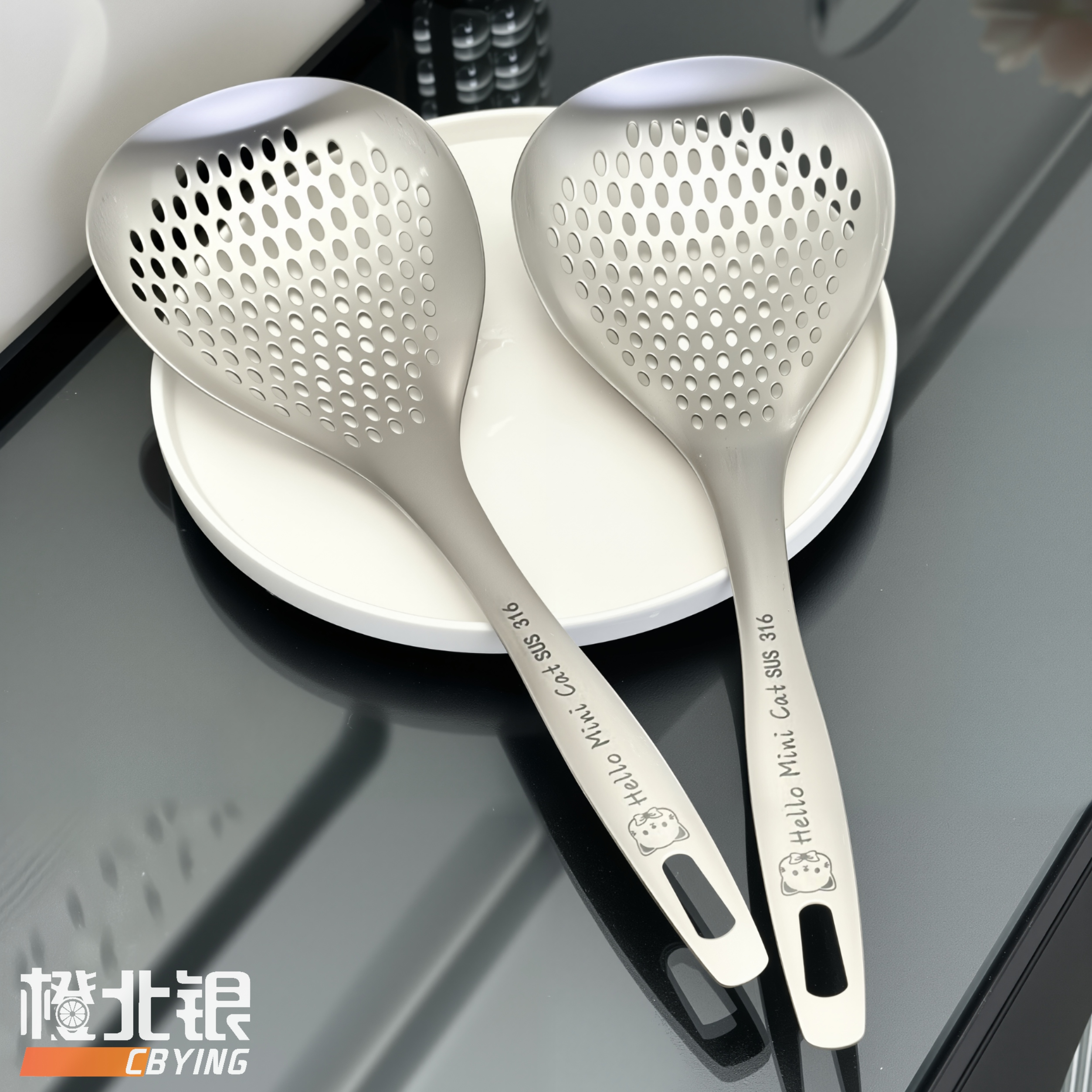 316钢家用银花椒捞面厨房沥水