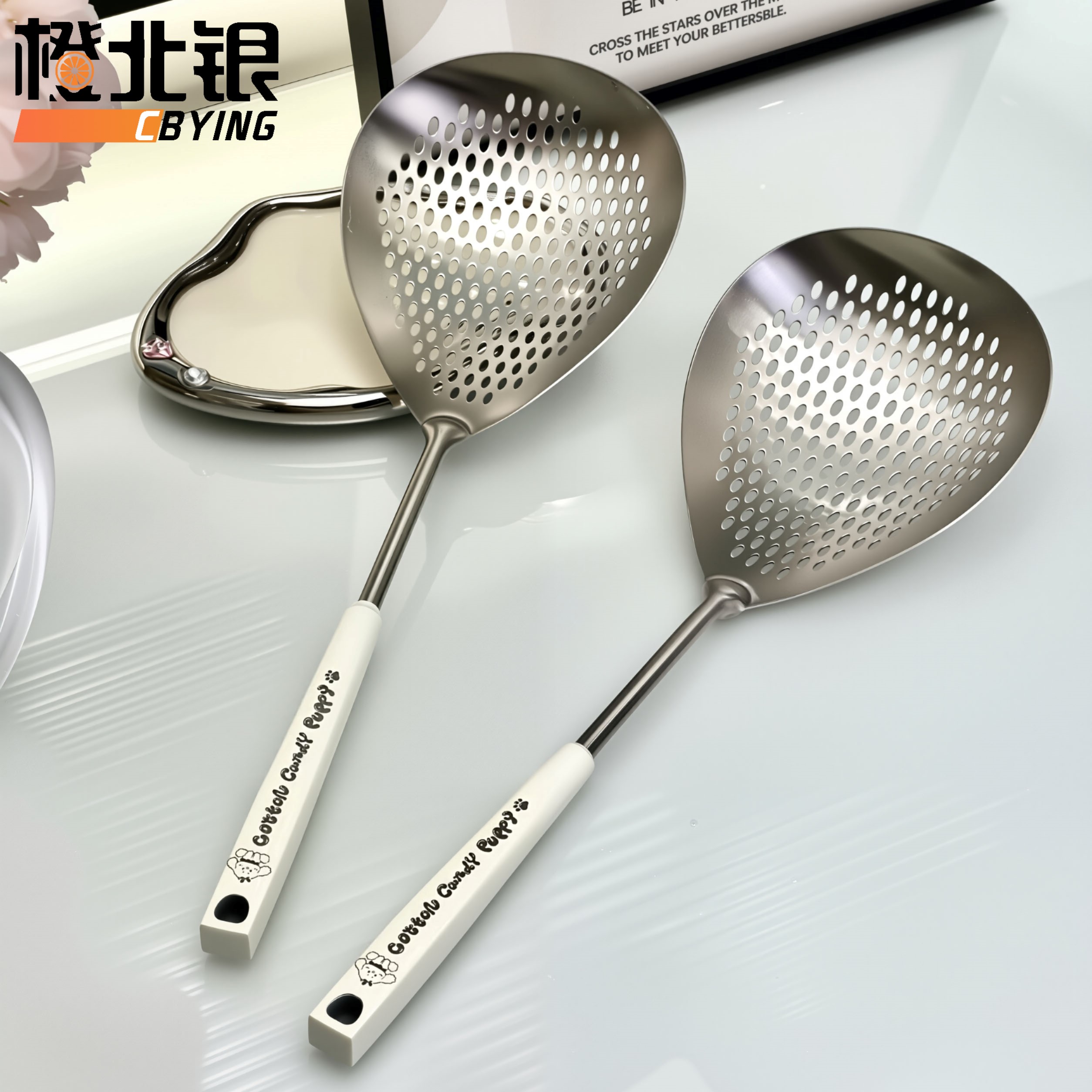 卡通系列的不锈钢大漏勺