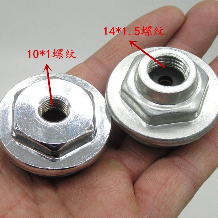 1寸转14*1.5压力表补心铁接头 Y60压力表分水器带皮圈打试压堵头