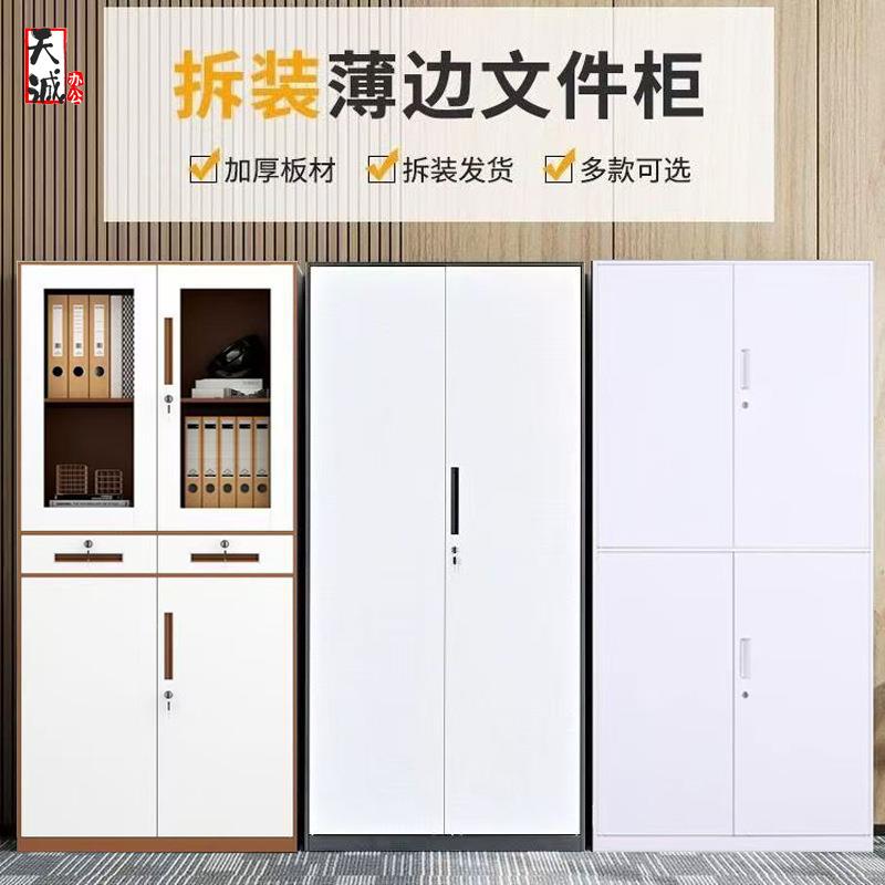 窄边文件钢制文件tc-0089柜铁皮柜落档地案储柜资料柜财务凭证带
