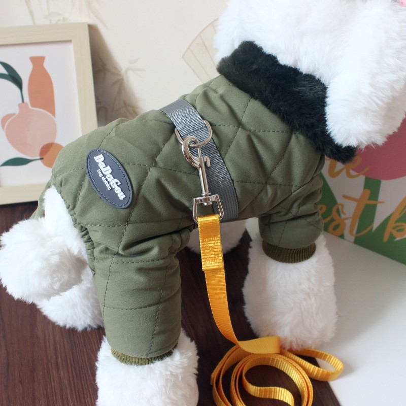 宠物保暖狗狗衣服秋冬装泰迪比熊犬冬季带拉M环菱形格加厚四腿棉,宠物/宠物食品及用品,狗宠物服装/雨衣,淘宝优惠券,粉丝福利购,淘宝优惠卷