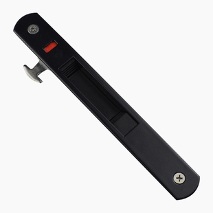 铝合金移门钩锁单面锁玻璃阳台推z拉门锁栓门条形勾锁扣隐型90钩