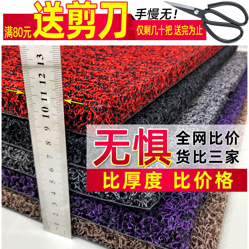 特厚进门垫防滑g地垫加厚入户门大门口高端丝圈蹭脚垫地毯定制log