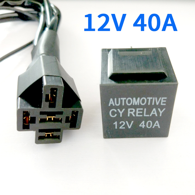 摩托车电a动车氙气灯HID透镜高低远近光线带继电器125车线组通用