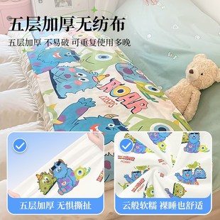 酒店一次性睡袋h旅行隔脏纯棉旅行床单加厚单人火车硬卧铺床品内