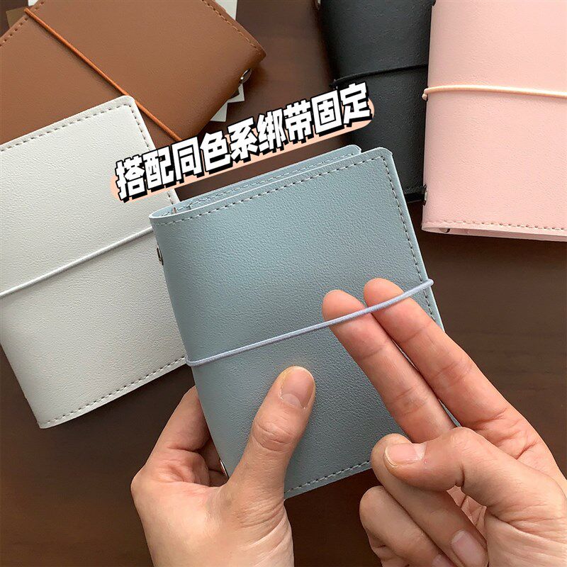 M5/A7活页本k便携迷你PU皮记事笔记本随身口袋手帐本绑带日程计划,文具电教/文化用品/商务用品,手帐/日程本/计划本,淘宝优惠券,粉丝福利购,淘宝优惠卷