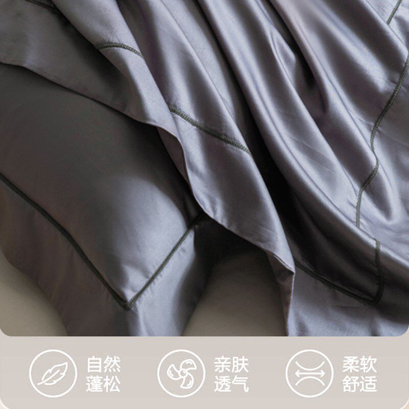 60支长绒棉靠垫套子大号床上卧室床头靠枕全棉45 50U 60抱枕套纯