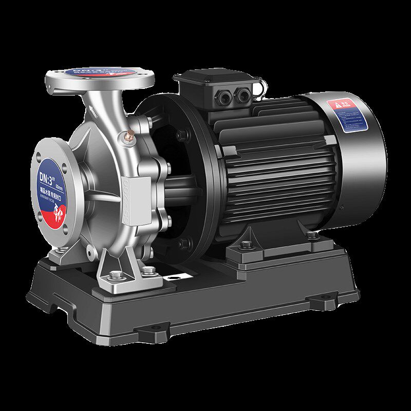 304不锈钢立式管道离心泵380v卧C式耐酸碱腐蚀高温316L循环增压泵