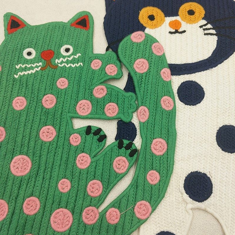 卡通可爱猫咪布贴刺绣动p物T恤补丁卫衣羽绒服包diy手缝破洞修补,居家布艺,布贴,淘宝优惠券,粉丝福利购,淘宝优惠卷