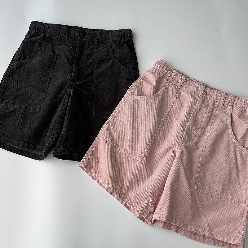 缘 柔软纯棉 夏季男士清q爽舒适细腻条绒时髦工装五分短裤BY45553,男装,短裤,淘宝优惠券,粉丝福利购,淘宝优惠卷