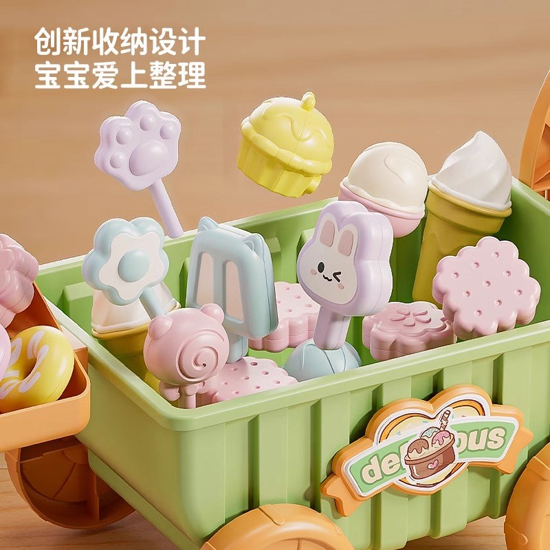 儿童冰淇淋雪糕车冰激凌甜甜圈y厨房过家家玩具3一6岁女孩生日礼