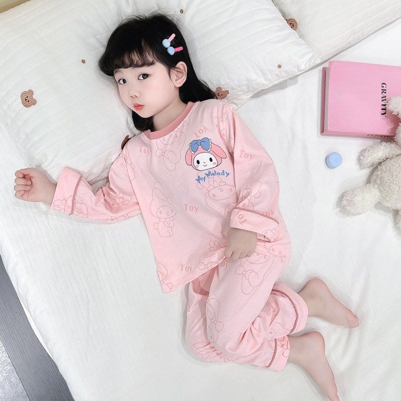 女童睡衣a类纯棉春秋季2025新款女G孩长袖套装女宝宝儿童家居服新,童装/婴儿装/亲子装,家居服套装,淘宝优惠券,粉丝福利购,淘宝优惠卷