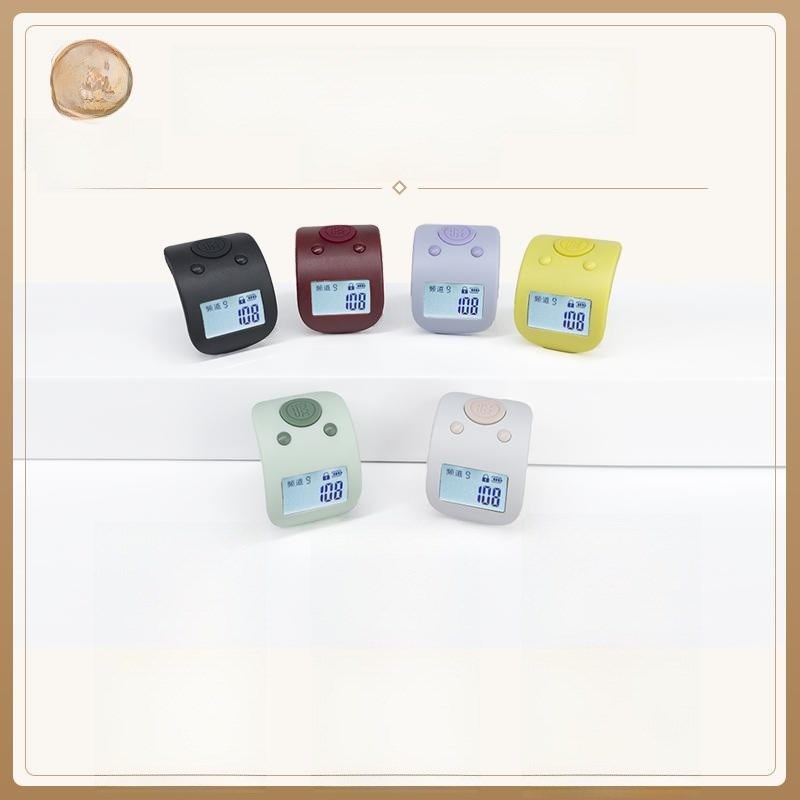 发光可充电计数器机械q数字数字显示手计数器大字体显示环计数器