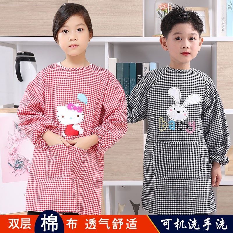 儿童外穿罩衣棉布微防水男女童围裙H反穿长袖防污宝宝吃饭透气,童装/婴儿装/亲子装,反穿衣/罩衣,淘宝优惠券,粉丝福利购,淘宝优惠卷