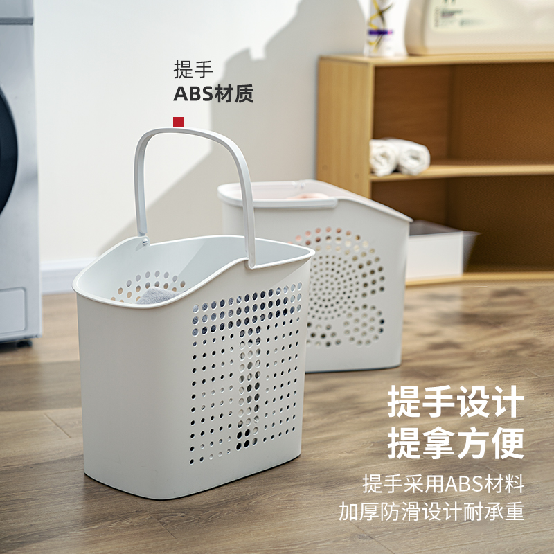 巧腾脏衣篮家用洗衣篮子大容量手提塑料K脏衣服收纳筐浴室脏衣篓