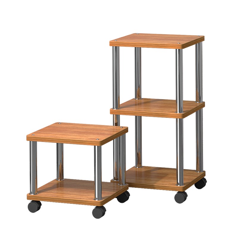 置物架多层落地小型架q小尺寸宽带轮收纳架厨房客厅搁物架隔板架