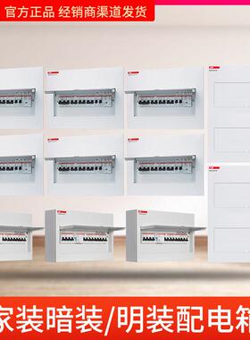 ABB配电箱明装8/10/13/16/20/26/32/40/46回路空开 暗箱ACM强电箱