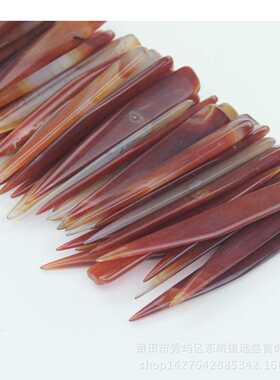 红色玛瑙刀 灰色玛瑙刀 金银首饰打磨抛光工具 打金工具 8厘米