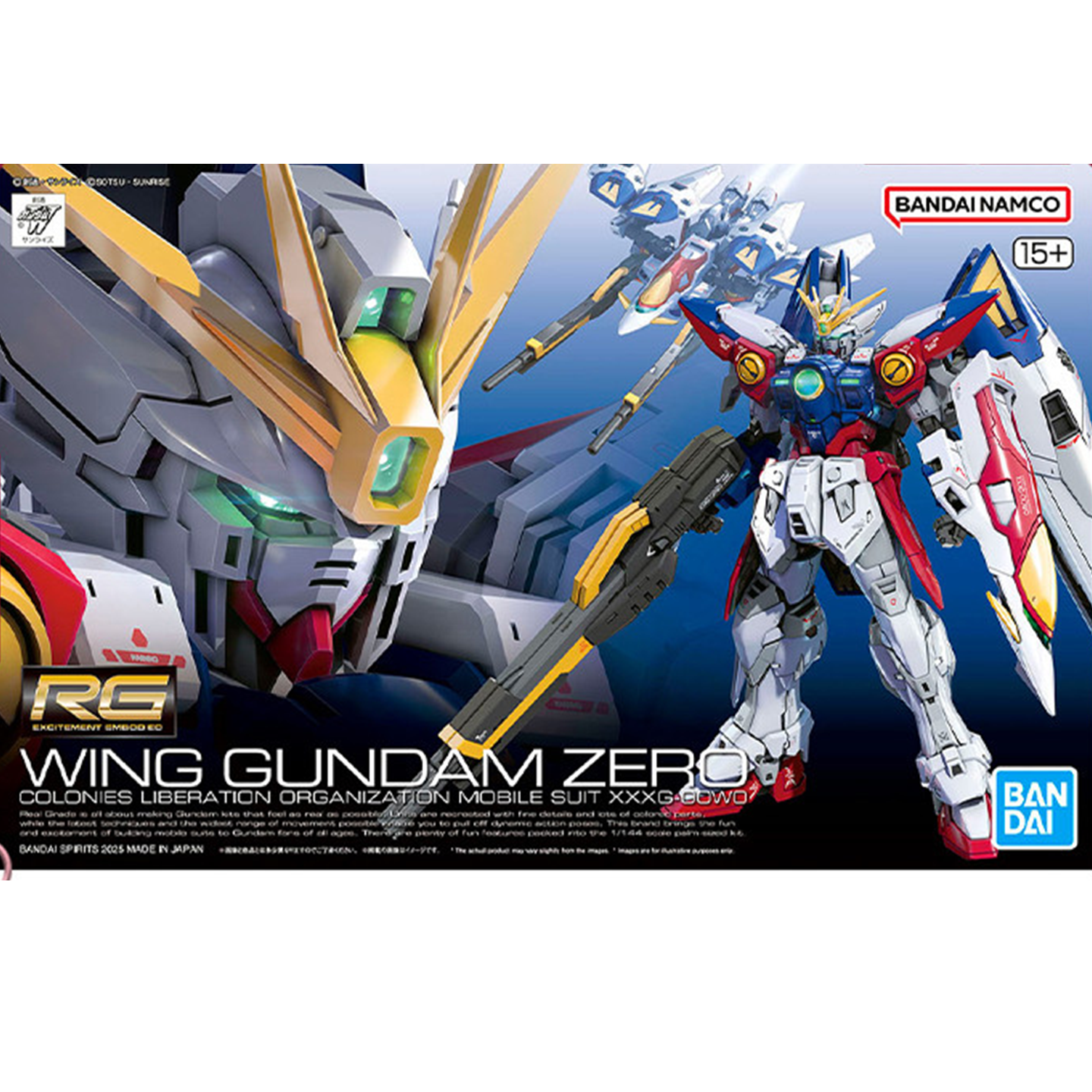 现货 万代 RG 1/144 飞翼高达零式 飞翼零式 高达W 拼装模型