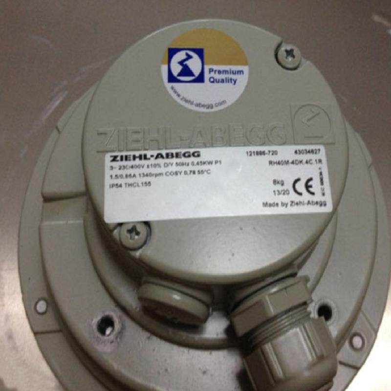 离心风机|RH40M-4DK.4C.1R ZIEHL-ABEGG|3-230/400V±10% D/Y50HZ