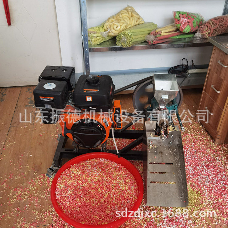 振德小型十用大米食品膨化机玉米膨化机包技术汽油多功能膨化机