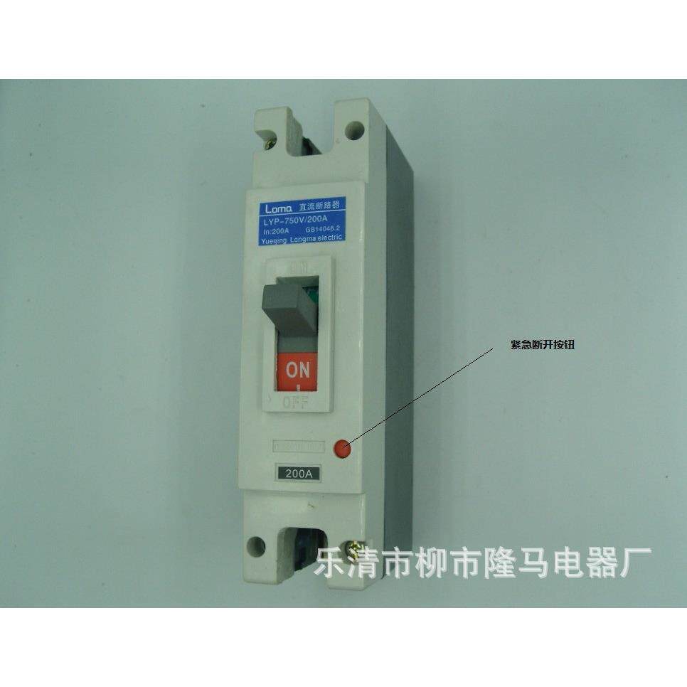 隆马电器 单极断路器 1P 单相一极断路器100A 160A 250A