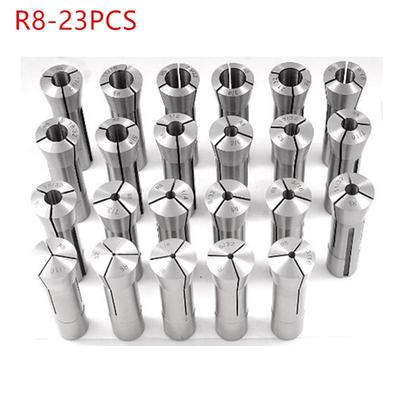 R8铣夹头套装 23pcs 公制英制 R8唆咀 13支装 高精夹头支持非标
