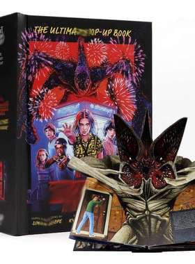 跨境爆款StrangerThings: The Ultimate Pop-Up Book怪奇立体书