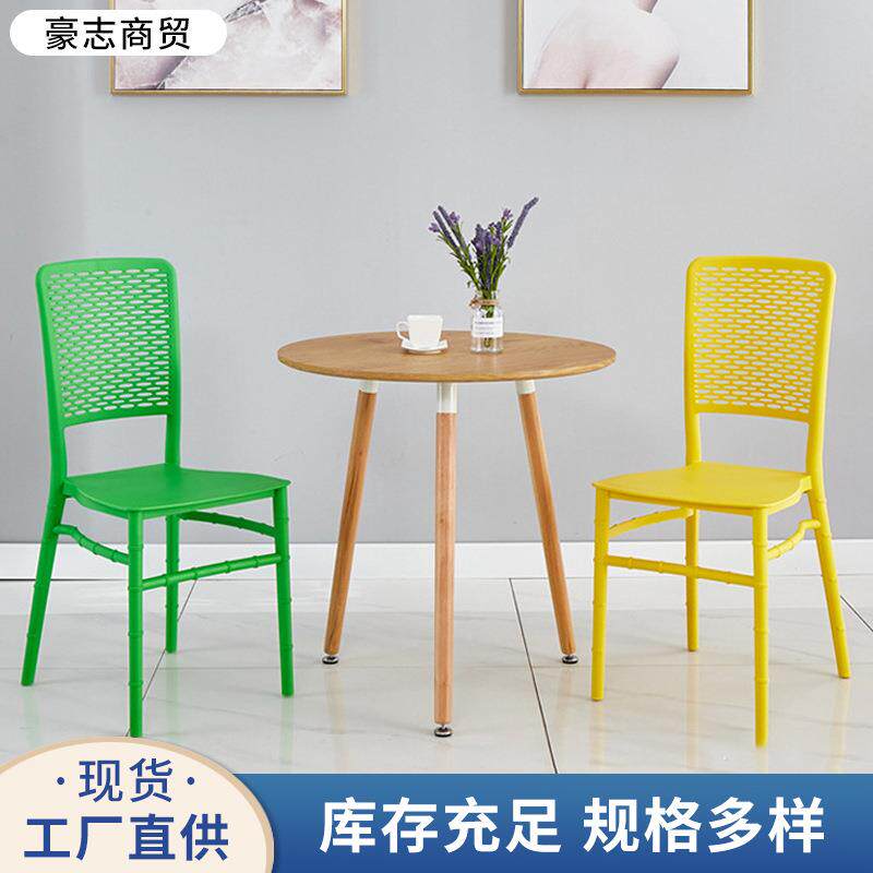 伊姆斯会议桌办公室洽谈桌小圆桌奶茶店餐饮店餐桌方桌子厂家