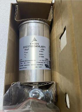 45uf 600V 尺寸60*125 EPCOS电机启动电容 B32370A6456J002