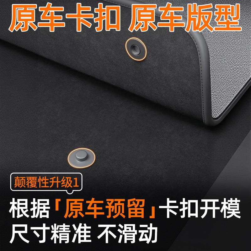 加厚绒面汽车脚垫主驾驶车垫脚垫单个车垫地垫耐磨防滑车垫地毯垫